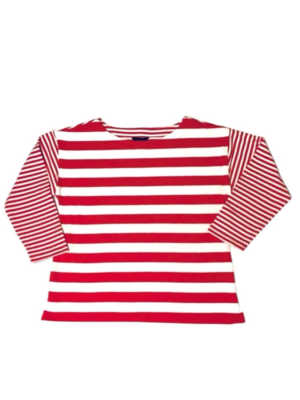BANANA REPUBLIC striped cotton top